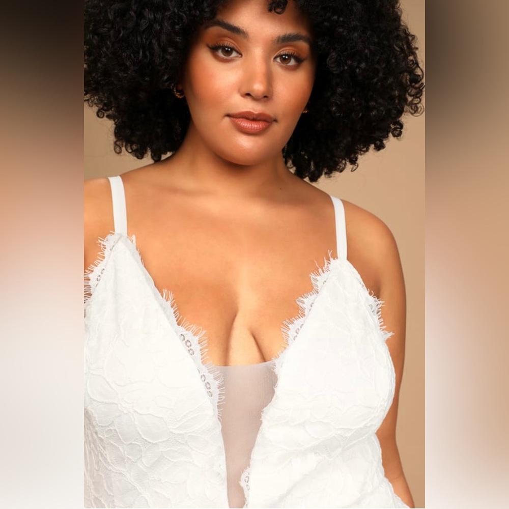 Lulu’s Always Have, Always Will White Lace Maxi Dress - Picture 4 of 6